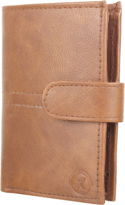

LIMERENCE Unisex Artificial Leather Top Grain Card Holder 15 Card Holder(Set of 1, Tan)
