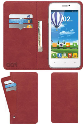 ACM Flip Cover for Iball Andi 4.5 Ripple 3g(Pink, Cases with Holder, Pack of: 1)
