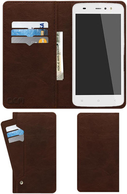 ACM Flip Cover for Gionee Pioneer P6(Brown, Cases with Holder, Pack of: 1)