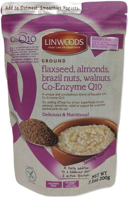 

Linwoods Ground Flaxseed Almonds Brazil Nuts Walnuts & Co-Enzyme Q10, 7.1 Ounce(200 g, Sachet)