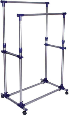 hkc house Steel Floor Cloth Dryer Stand DOUBLE_CLOTHRACK(1 Tier)