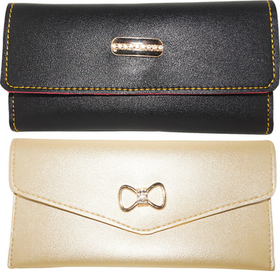 

Element Cart Casual, Formal, Party Gold, Black Clutch, Black;gold