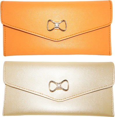 

Element Cart Casual, Formal, Party Gold, Orange Clutch
