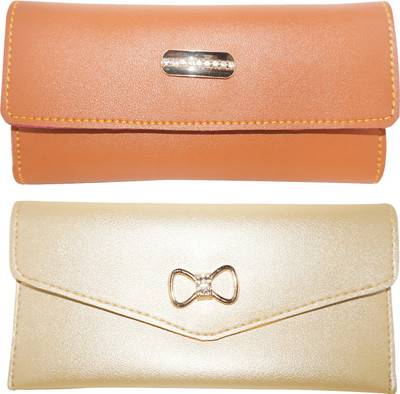 

Element Cart Casual, Formal, Party Gold, Brown Clutch, Brown;gold