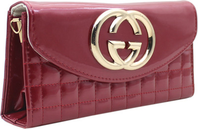 

Trendy Casual, Party, Formal Maroon Clutch