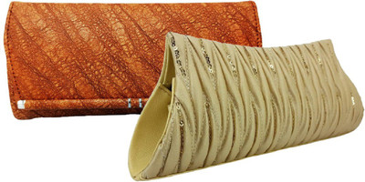 

landloper Casual, Party, Formal Brown, Brown Clutch