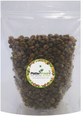 

Platter Fresh Raw Coffee Beans Roast & Ground Coffee 250 g