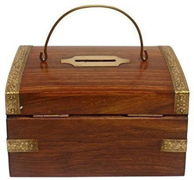 

Exreme wood Kids money bank Coin Bank(Brown)