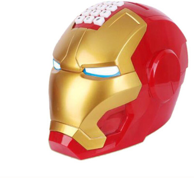 

Shape n Style Iron Man Automatic Open Door Motor Head ATM Piggy Bank Coin Bank Coin Bank(Multicolor)