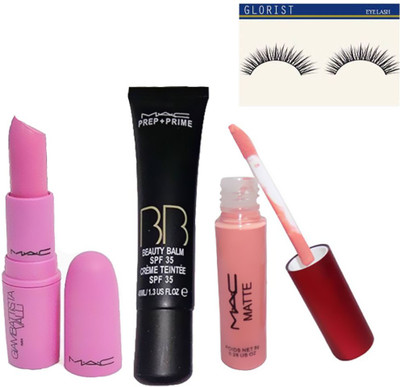 

glorist eyelash and Giambattista Lipstick,Teintee Creme & Matte Liquid Lipcolour(Set of 4)