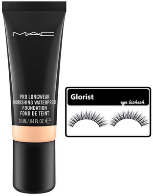 

glorist eyelash and Mac Pro Long Wear Nourshing Water Proof Foundation(Set of 2)