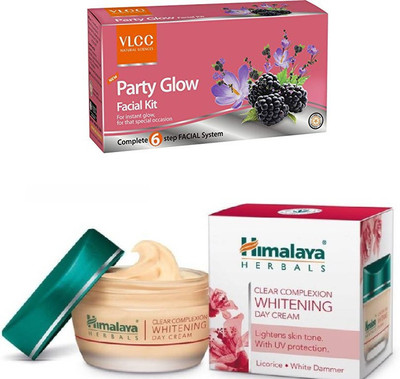 

Himalaya Clear Complexion Whitening Day Cream, Diamond Facial Kit(Set of 2)