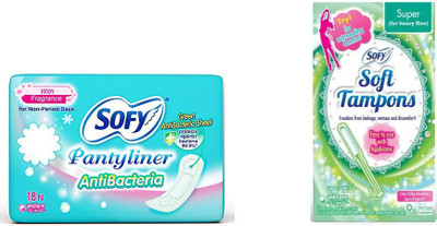 

sofy Pantyliner Antibacteria Pad, Soft Tampons(Set of 2)