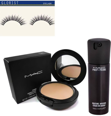 

glorist Eyelashes & Mac Moisture Infusion Serum & Studio Fix Compact 15gm(Set of 3)