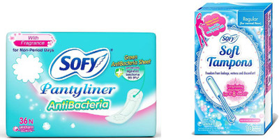 

sofy Pantyliner Green Anti Bacteria Pad, Soft Tampons(Set of 2)