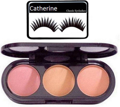 

catherine eyelashes, mac 3 shade blusher(Set of 2)