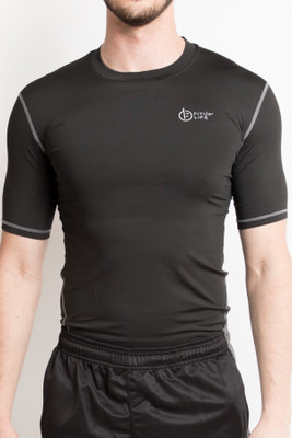 

Fitup Life Gym Wear Men Compression(Black Half Sleeve