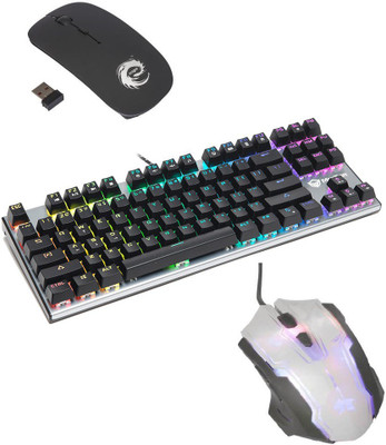 

MEETION MK-04 MECHANICAL GAMING KEYBOARD AND LJ-806 GAMING MOUSE WITH WIRELESS MOUSE Combo Set