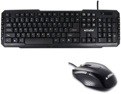 

ProDot SRC-107-253 USB Multimedia Keyboard & Mouse Combo Set