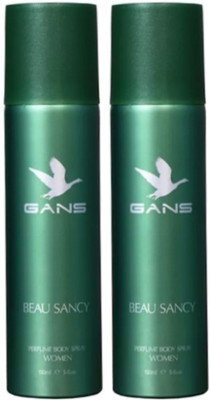 

GANS Two BEAU SANCY Perfume Body Spray for Women (Pack of 2) Perfume Body Spray - For Women(300 ml, Pack of 2)