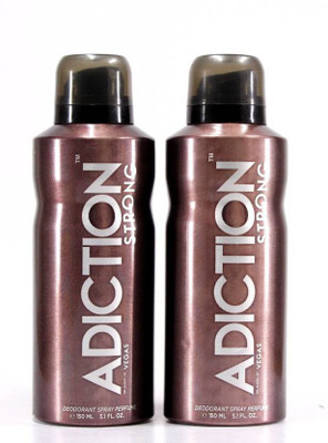 

addiction Deodorant Body Spray - For Men & Women(300 ml, Pack of 2)