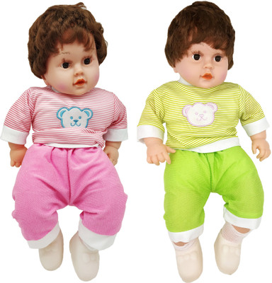 

Disney Realistic Cute Boy Baby Doll Set(Pink, White, Green)