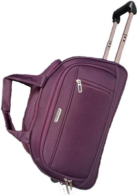 

Arrivel (Expandable) Purple 24 inch Duffel trolley Duffel Strolley Bag(Purple)