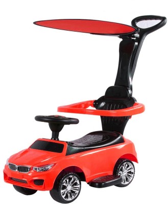 

Toyhouse Benzy Push car with Long & Strong push handle for kids(2 to 6yrs) Car Non Battery Operated Ride On(Red)