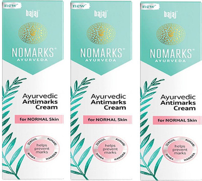 

Bajaj Nomarks® Ayurvedic Antimarks Cream For Normal Skin Pack Of 3(36 g)