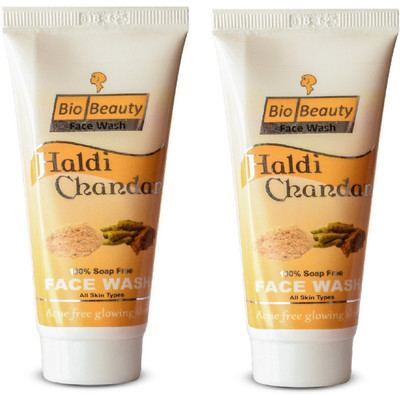 

BioBeauty haldi chandan facewash pack of 2 Face Wash(60 g)