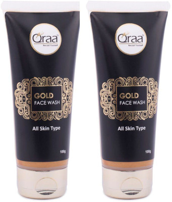 Qraa Gold face wash (pack of 2) Face Wash(200 g)