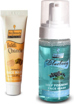 

BioBeauty haldi chandan & mint facewash combo pack of 2 Face Wash(260 g)