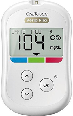 

OneTouch Verio Flex Blood Glucose Monitor Glucometer(White)
