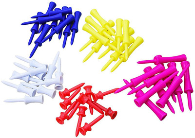

Golfoy Assorted mixed plastic Golf Tees(Pack of 100, Multicolor)
