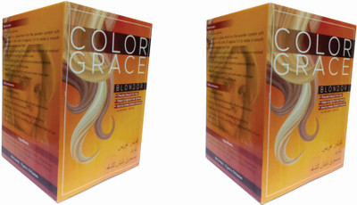 

COLORGRACE Blondor Multi Blondor Lightening Bleach Powder Hair Color for Men & Women Pack of 2 Hair Color(BLONDE)