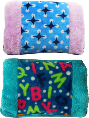 

Shopeleven Extra Comfort Pack of 2 Electric Heating Pad with Gel (VELVET) For all Type of Muscular/Joint Pain Electrical 900 ml Hot Water Bag(Multicolor)