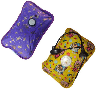 

Shopeleven Super Comfort 2 Pack Combo of Electric Hot Gel Bag for Joint and Muscle Pain Electrical 900 ml Hot Water Bag(Multicolor)