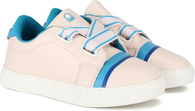 

United Colors of Benetton Girls Lace Sneakers(Beige, 901