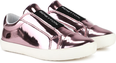 

United Colors of Benetton Boys & Girls Slip on Sneakers(Pink, 902
