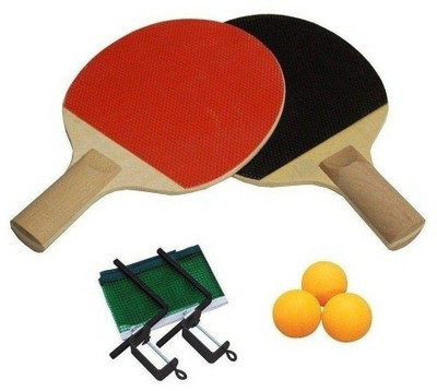 

SPORTSHOLIC Table Tennis Racquet Kit Set With Net, Polls And 3 Balls For Kids 5 To 8 Years Table Tennis Kit