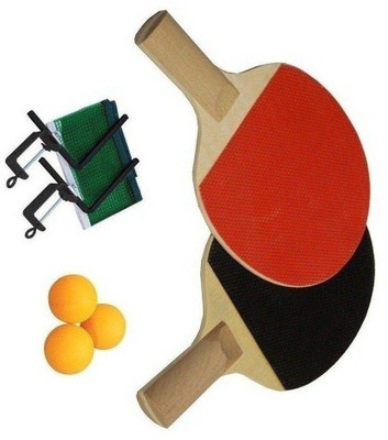 

SPORTSHOLIC New Table Tennis Racquet Kit Set With Net, Polls And 3 Balls For Kids 5 To 8 Years Table Tennis Kit