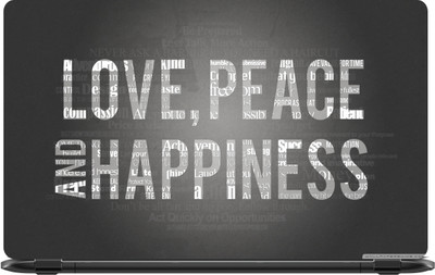 

Lapower Love Peace Happiness Vinyl Laptop Decal 15.6