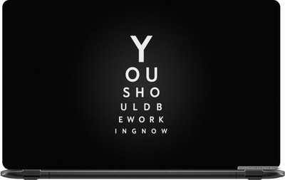 

Lapower You Should Be Working Now Vinyl Laptop Decal 15.6