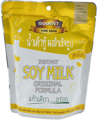 

godent Pure Grain Instant Soy Milk, Original Formula - 150g (5x30g)(Soya, 150 g)