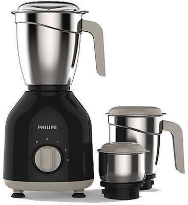 

Philips HL 7756 750 W Mixer Grinder(Black, 3 Jars)