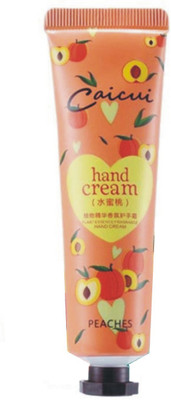 

Caicui Hand Cream Mini Cute Hand Lotions Nourishing Anti-Aging Hand Feet Care Cream for Men Womem Whitening Moisturizing Peach Color(30 g)