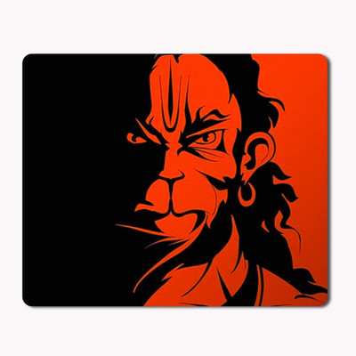 

iKraft Rudra Roop of Hanuman Ji Painring Printed Mouse Pad- Rectangle Mouse Pad-Multi-Custom Mousepad Mousepad(Multicolor)