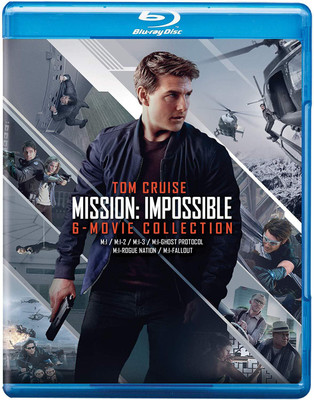 

Mission Impossible 6 Movies Collection - M:I + M:I-2 + M:I-3 + M:I-4 Ghost Protocol + M:I-5 Rogue Nation + M:I-6 Fallout(Blu-ray English)