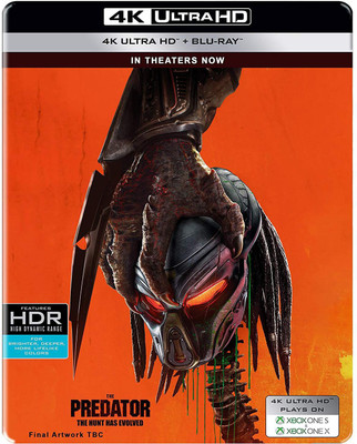 

The Predator (Steelbook) (4K UHD & HD)(4K(UHD) Blu-ray English)