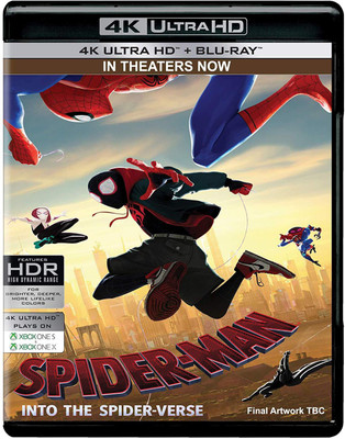 

Spider-Man: Into the Spider-Verse (4K UHD & HD)(4K(UHD) Blu-ray English)
